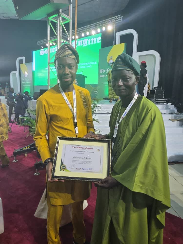 Federation of African Engineering Organizations Honours Abeokuta NSE chairman with prestigious award.