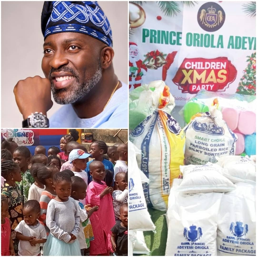 Prince Olawale Adeyemi-Oriola Hosts Grand Christmas Party For Children In Ijebu-Ode