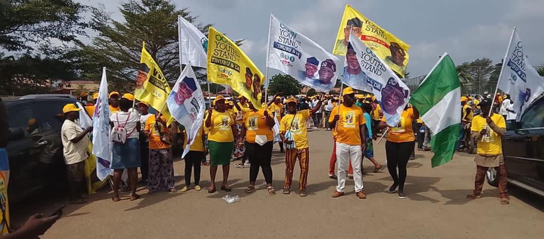 Ogun APC Youths Embark on Solidarity walk for Tinubu, Dapo Abiodun in Ijebu Ode