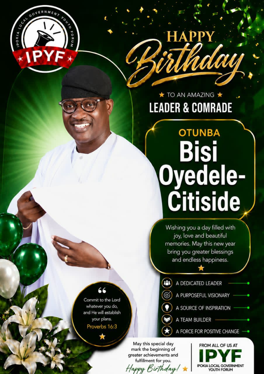 IPYF CELEBRATE OTUNBA BISI OYEDELE-CITISIDE.