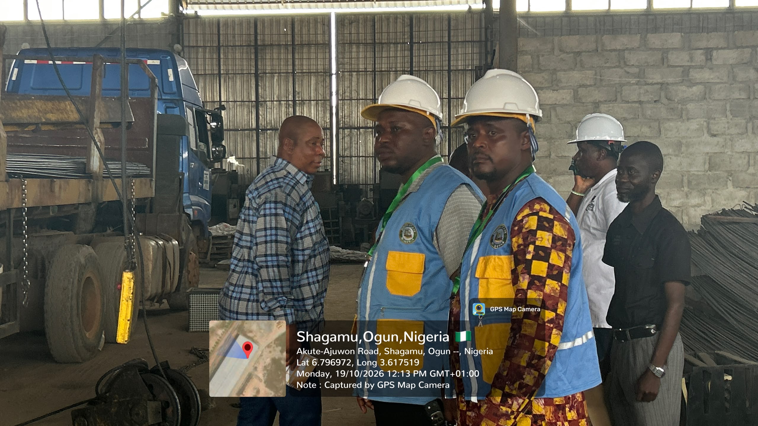 OGUN ORDERS KAM STEEL COMPANY TO STOP WORK IMMEDIATELY FOLLOWING OPERATIONAL ACCIDENT.